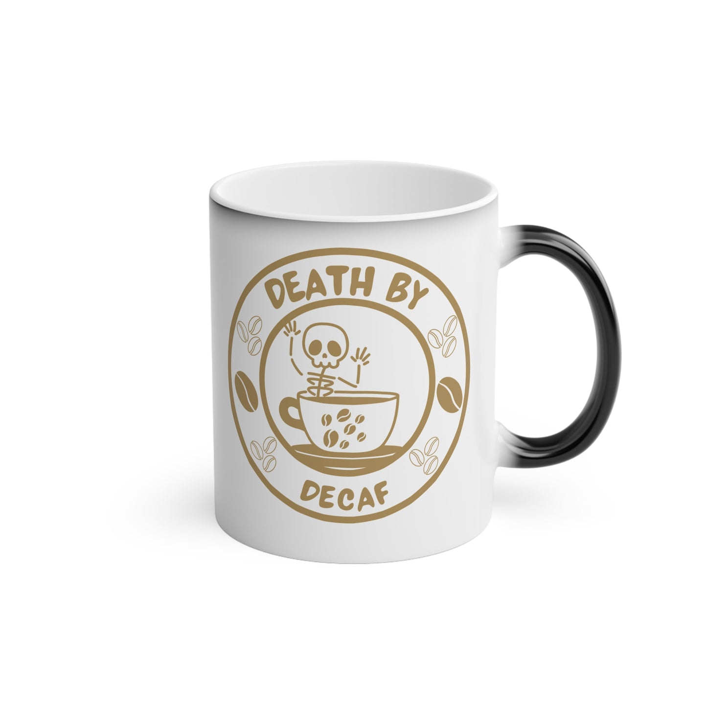 BranVelle Death By Decaf Magic Mug