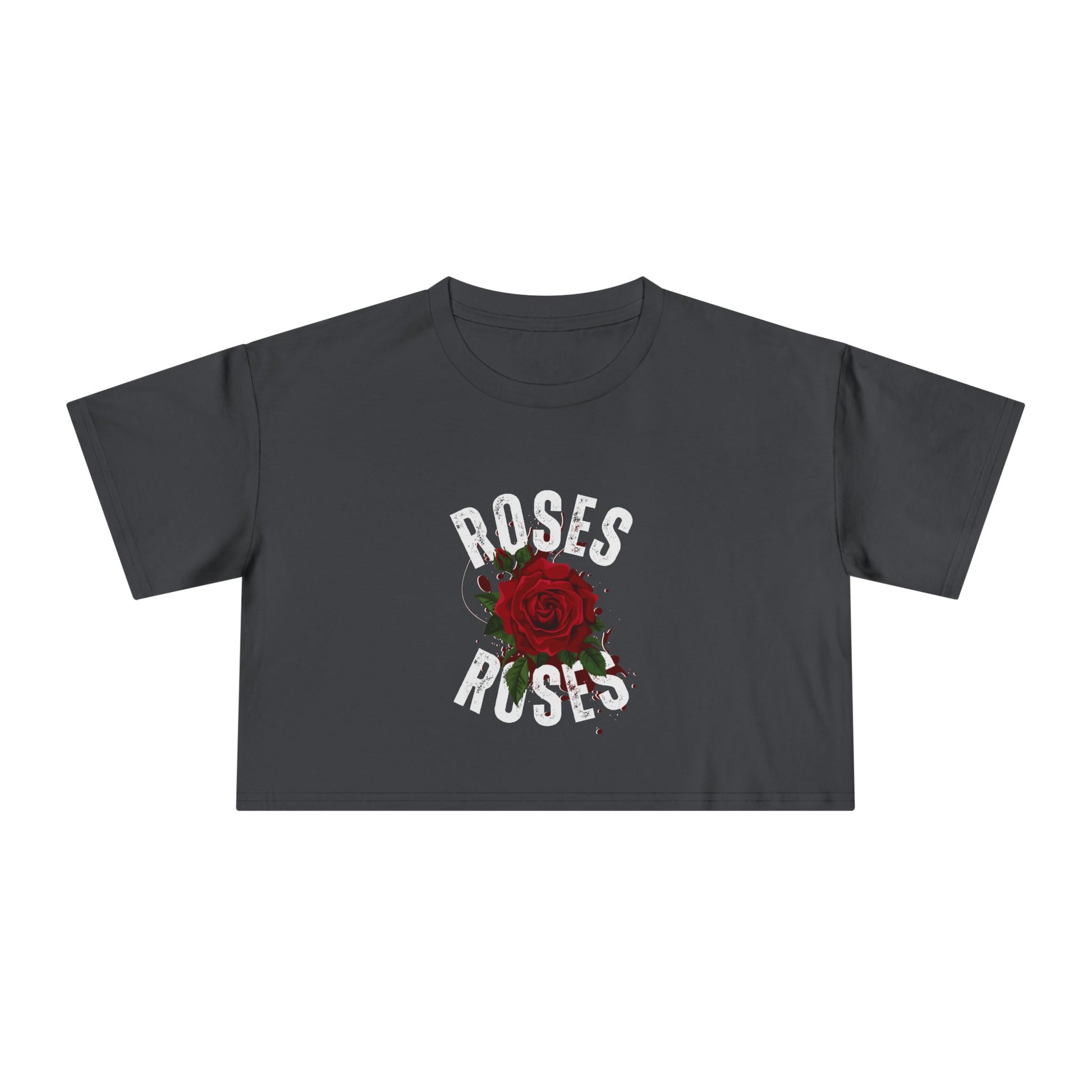 Women's Vintage Rose Crop Tee