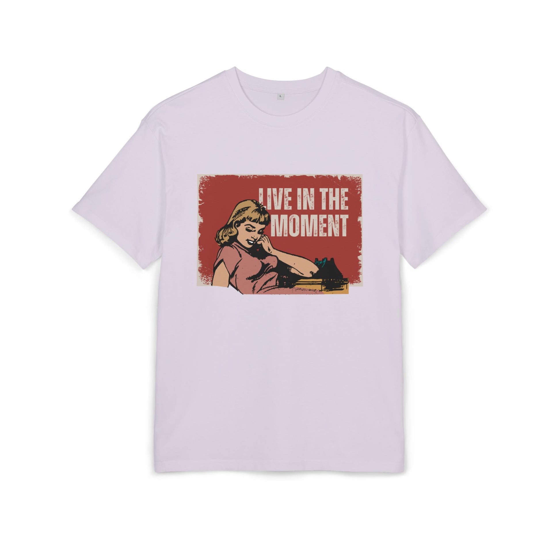 Live The Moment Heavy Oversize Tee Women