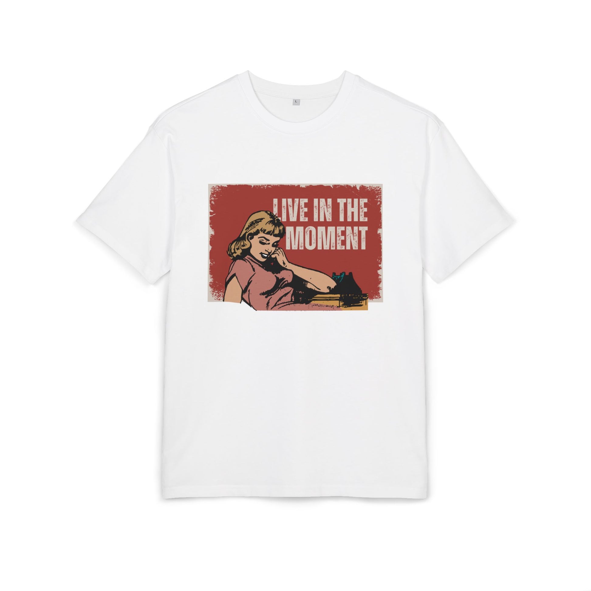 Live The Moment Heavy Oversize Tee Women
