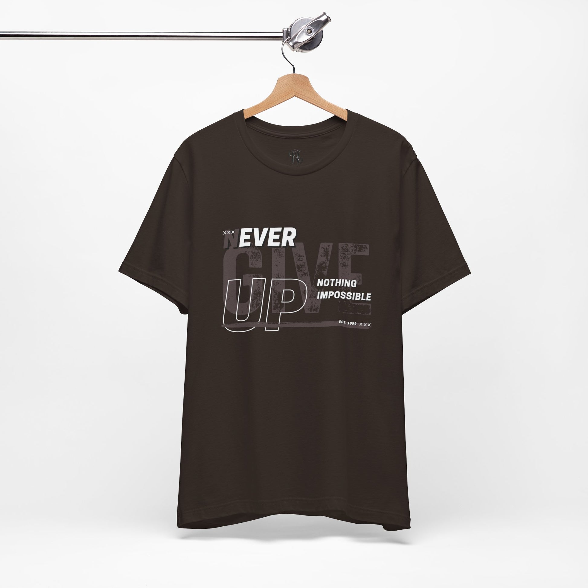 Never Give Up Unisex Jersey Short Sleeve Tee