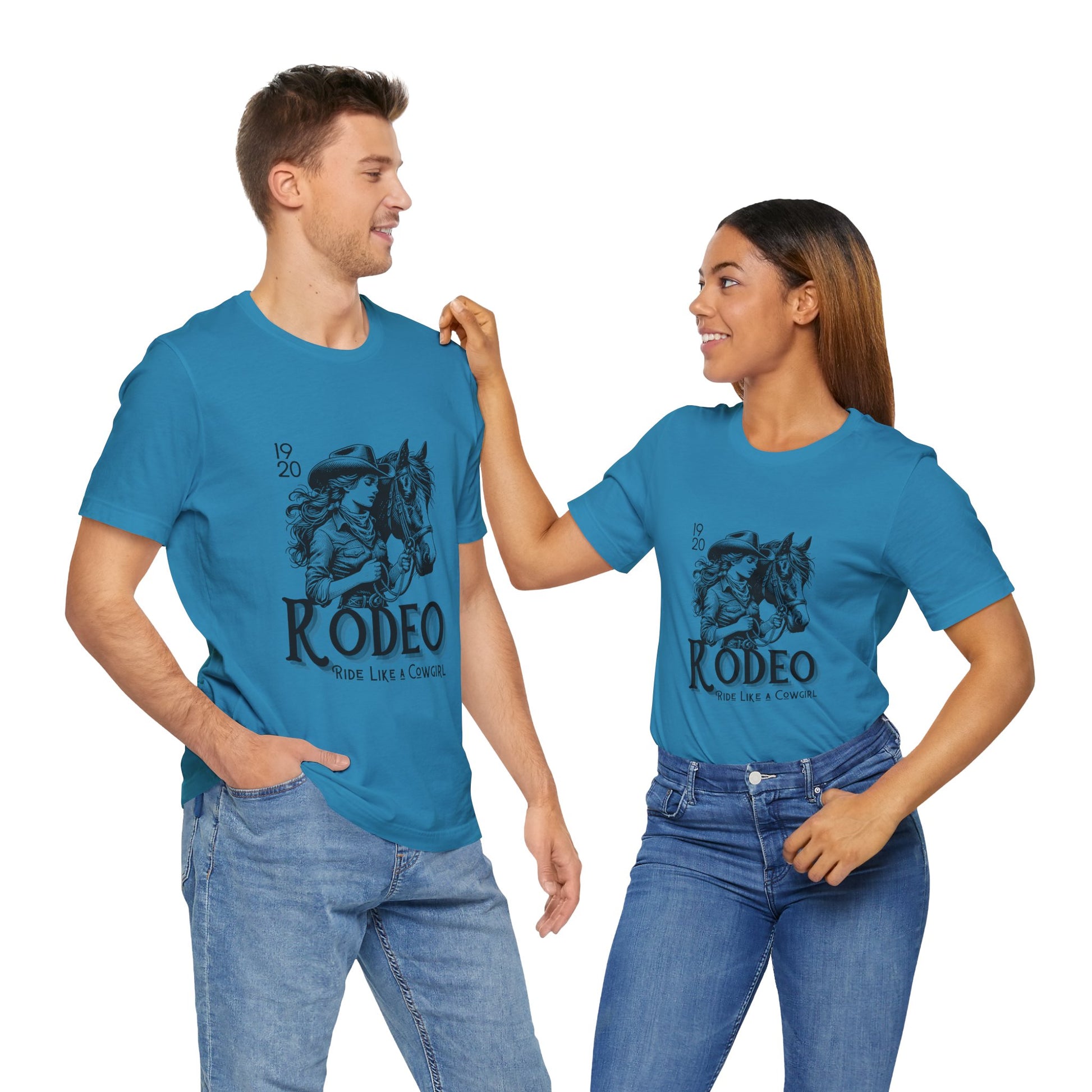 "Ride Like a Cowgirl" Vintage Unisex Tee