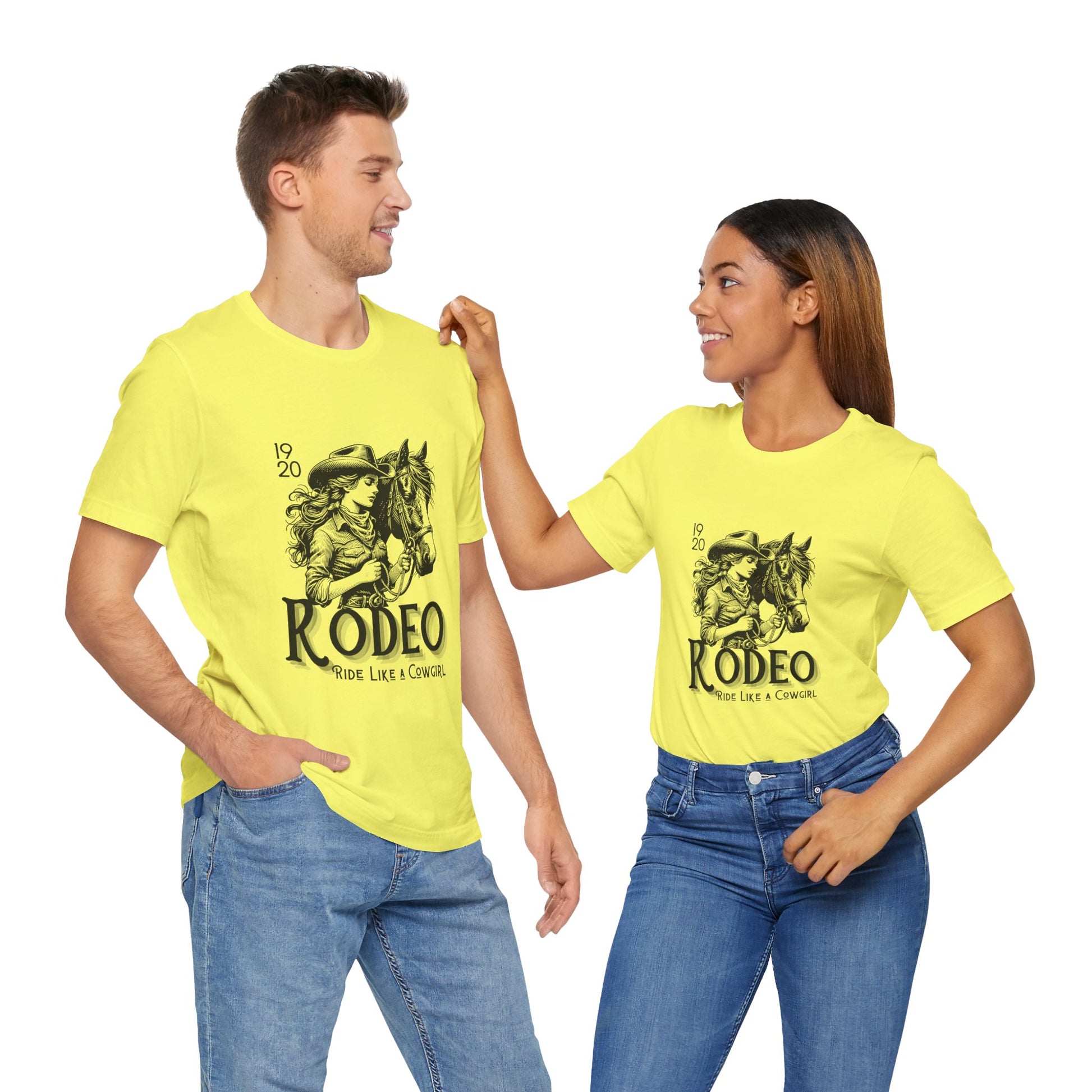 "Ride Like a Cowgirl" Vintage Unisex Tee