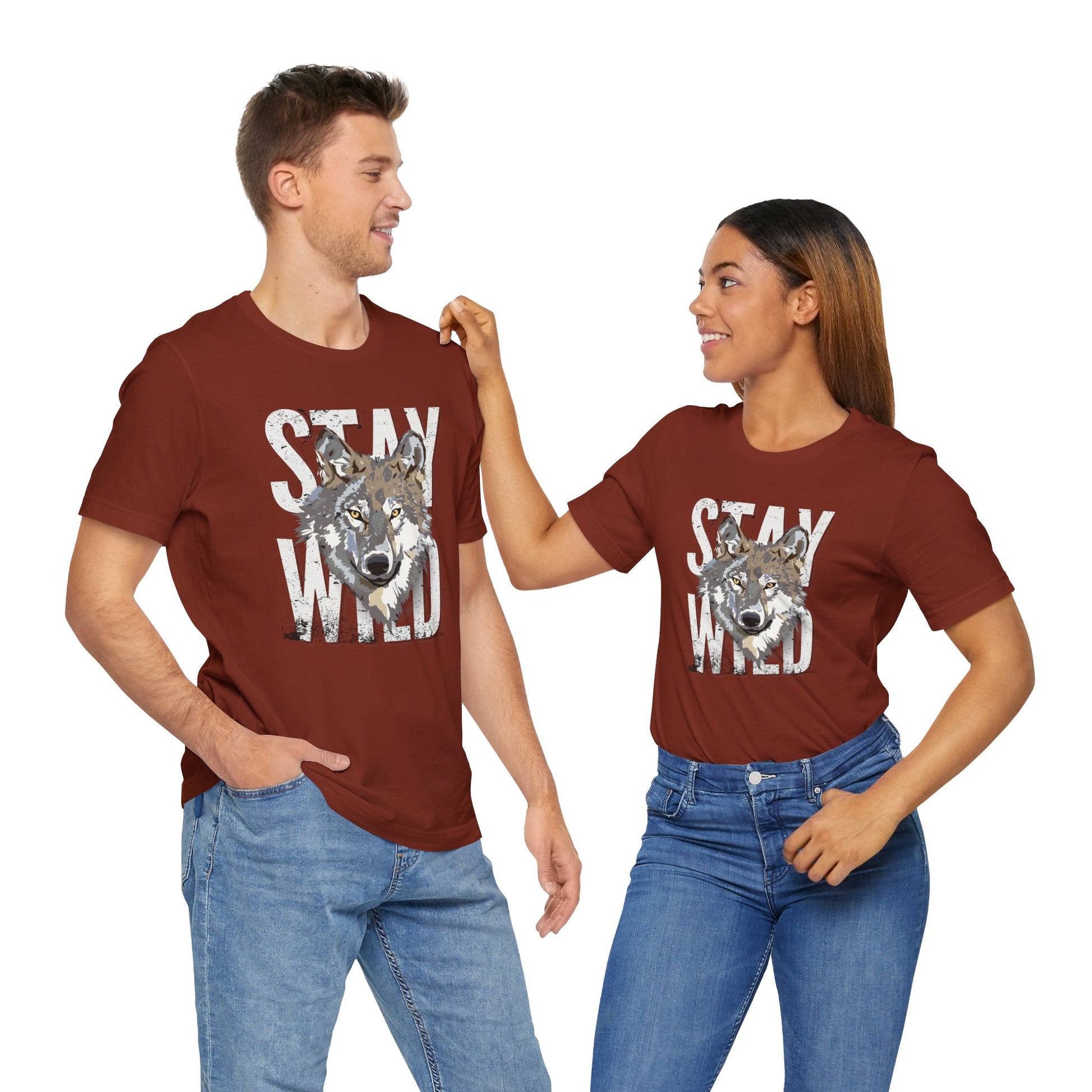 Stay Wild  Unisex Jersey Short Sleeve Tee