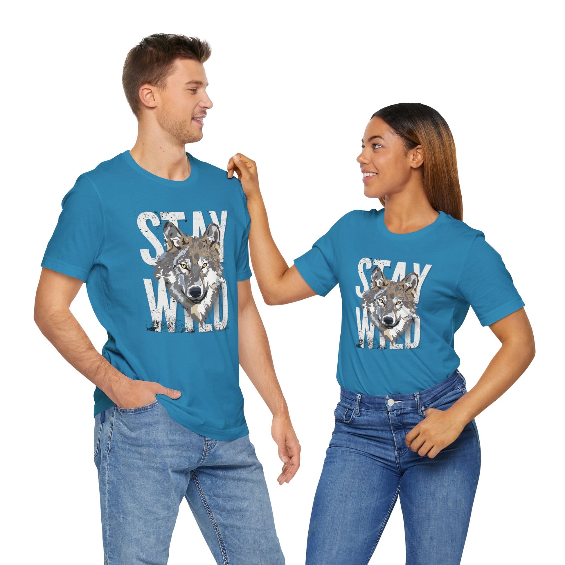 Stay Wild  Unisex Jersey Short Sleeve Tee
