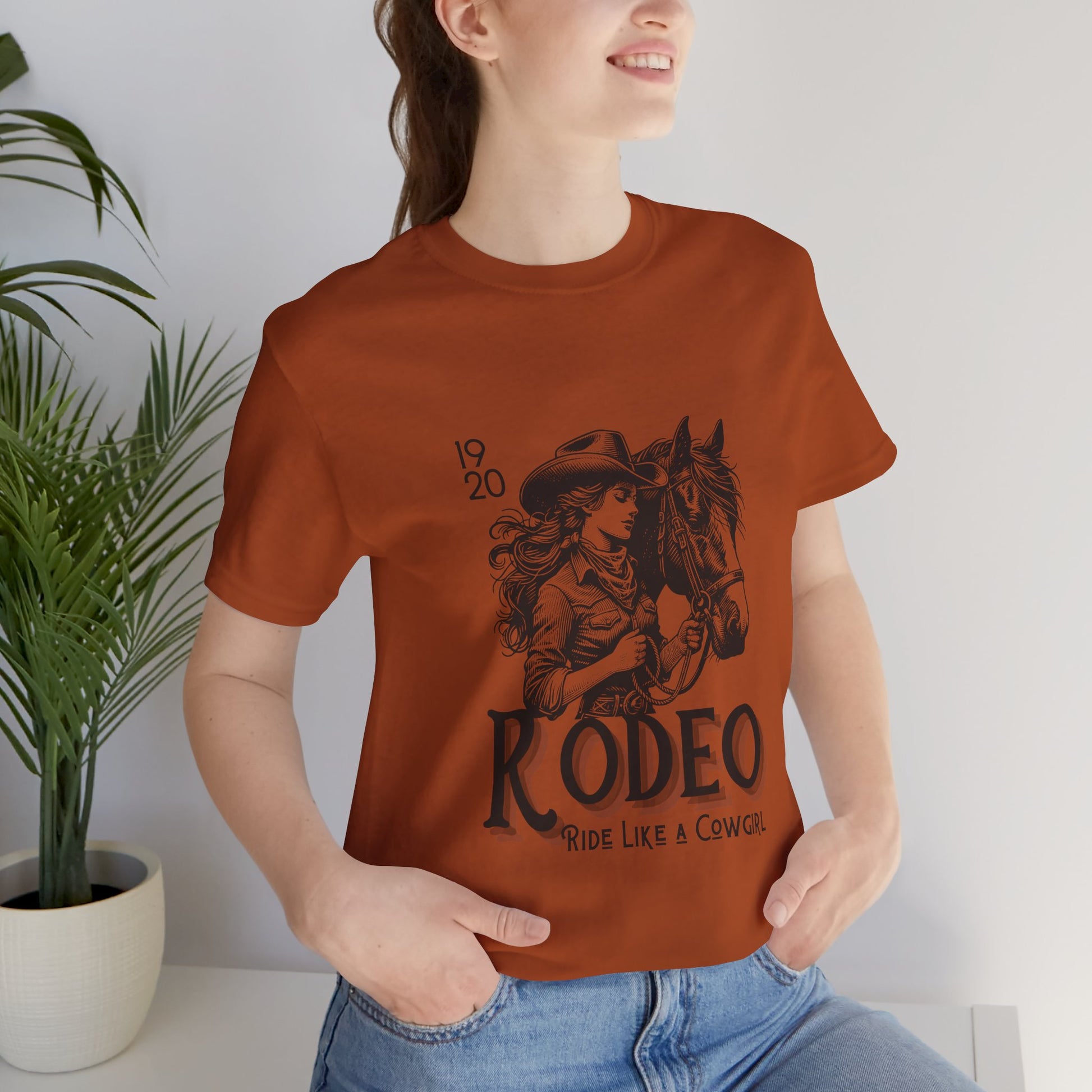 "Ride Like a Cowgirl" Vintage Unisex Tee