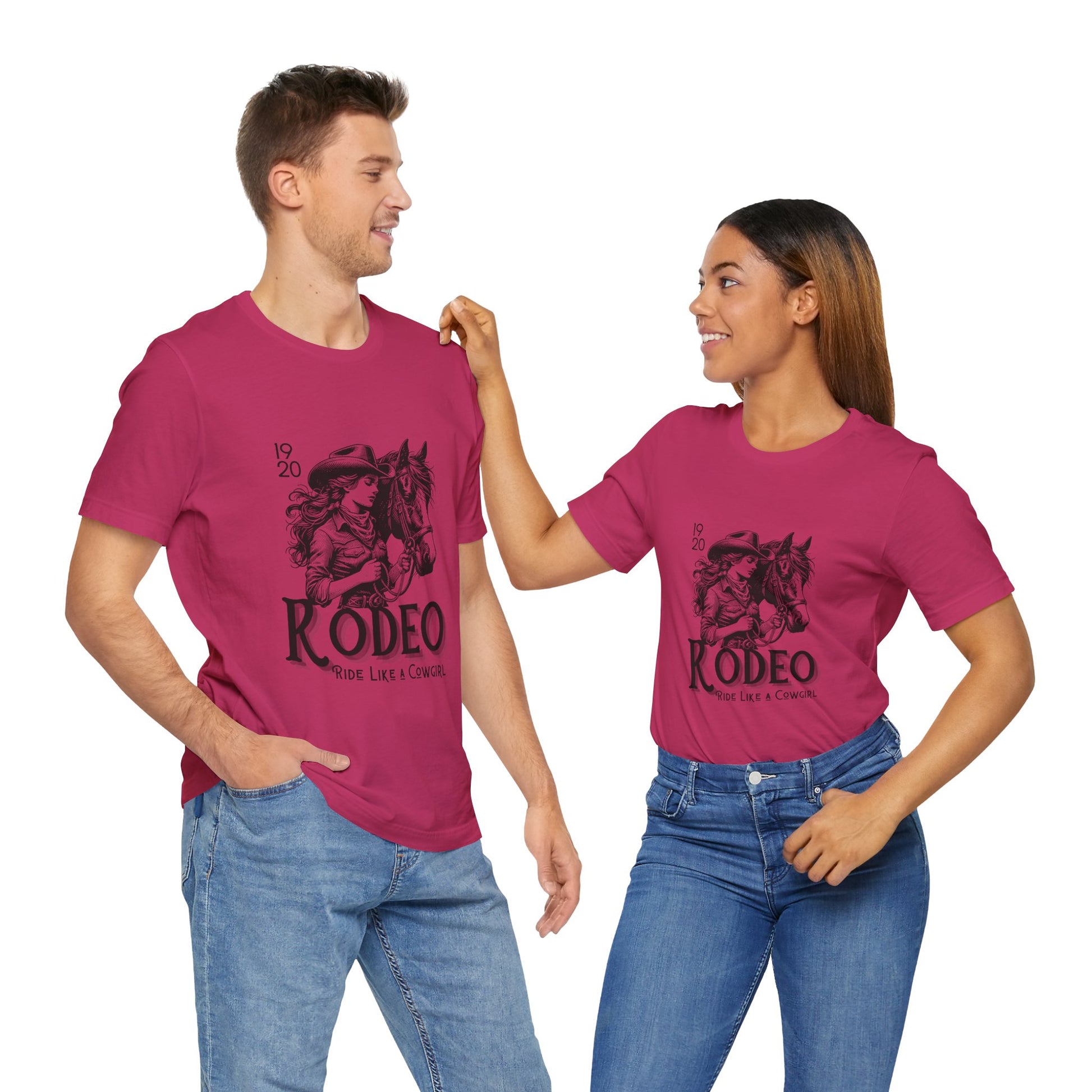 "Ride Like a Cowgirl" Vintage Unisex Tee