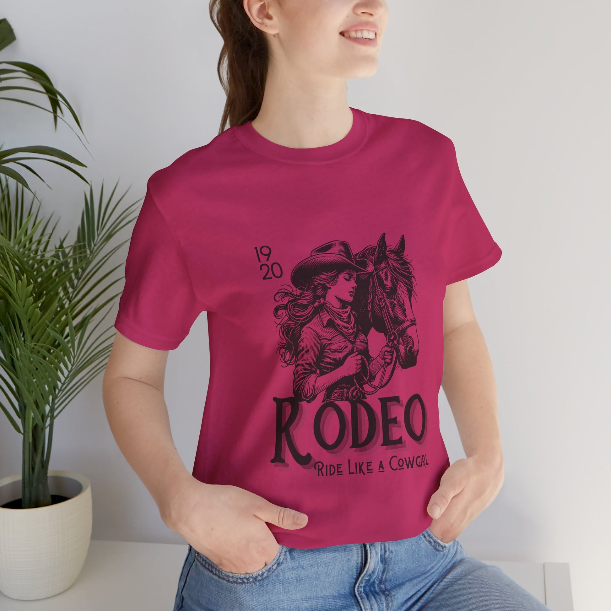 "Ride Like a Cowgirl" Vintage Unisex Tee