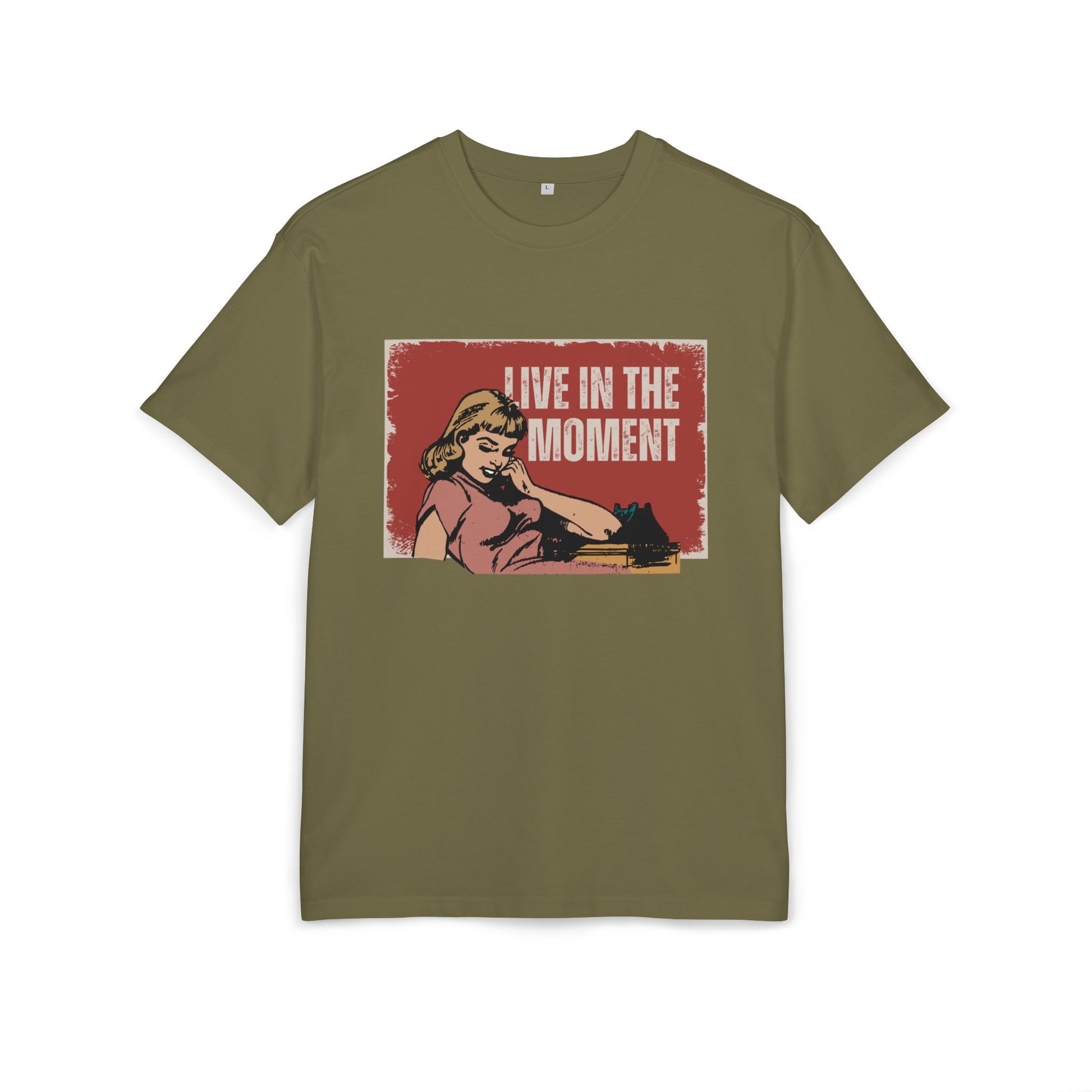 Live The Moment Heavy Oversize Tee Women