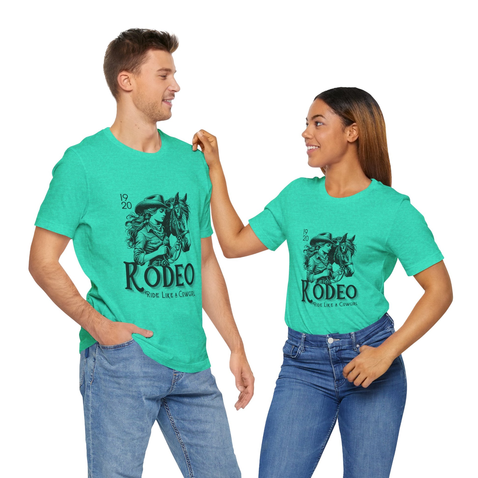 "Ride Like a Cowgirl" Vintage Unisex Tee