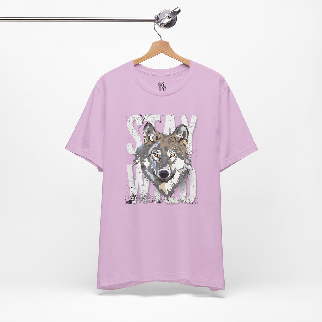Stay Wild  Unisex Jersey Short Sleeve Tee