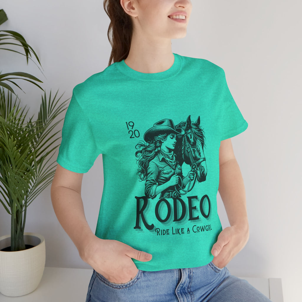 "Ride Like a Cowgirl" Vintage Unisex Tee