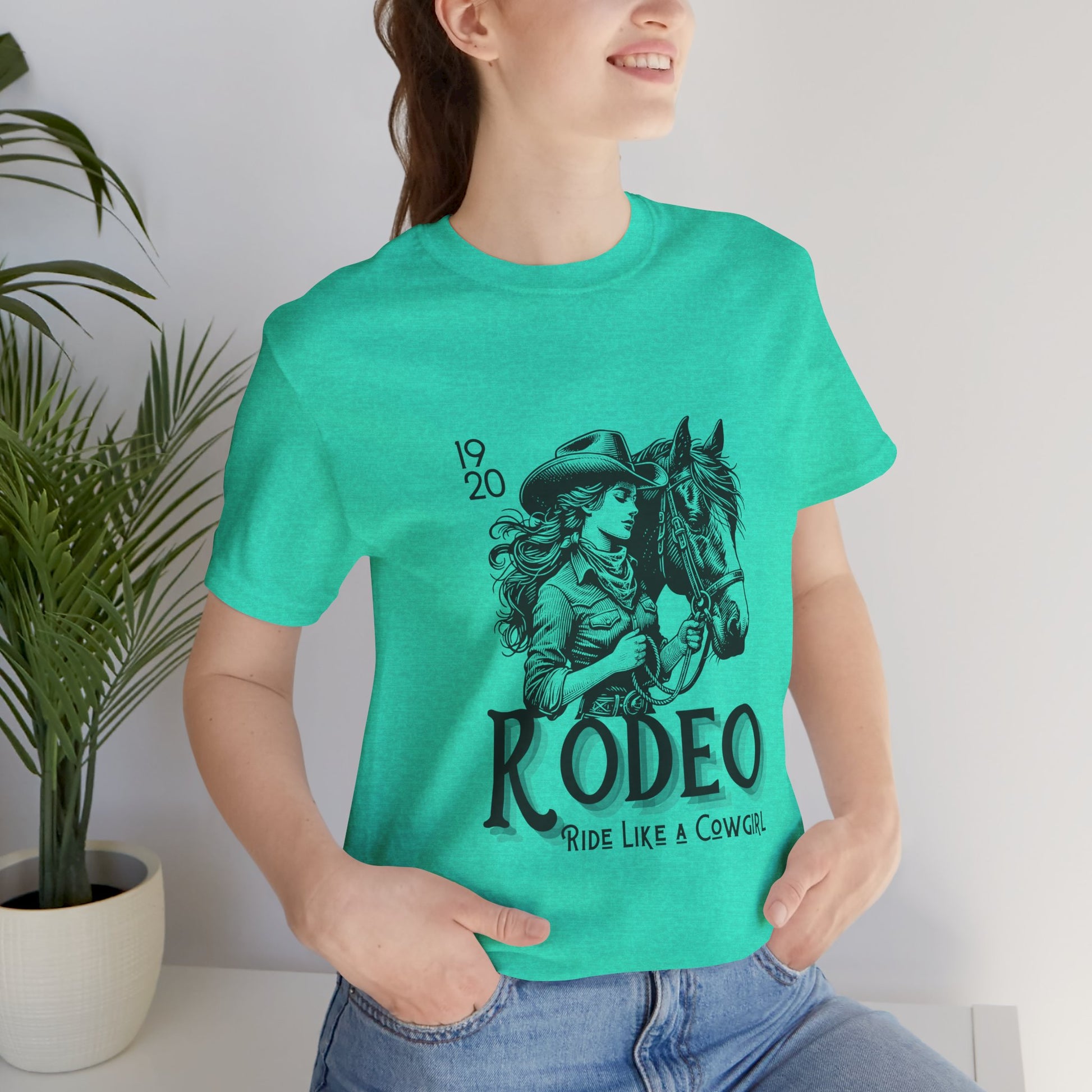 "Ride Like a Cowgirl" Vintage Unisex Tee