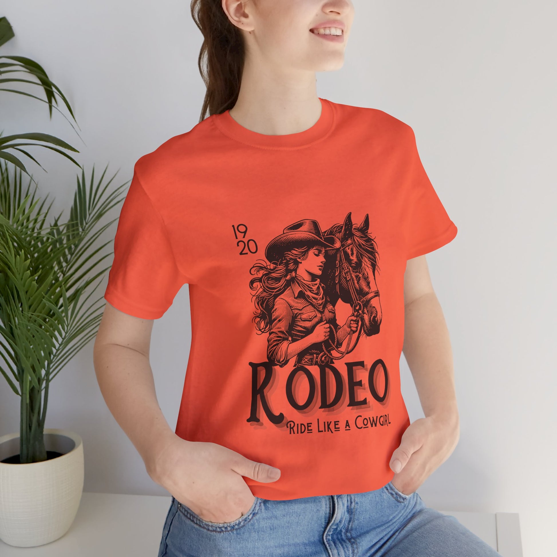 "Ride Like a Cowgirl" Vintage Unisex Tee