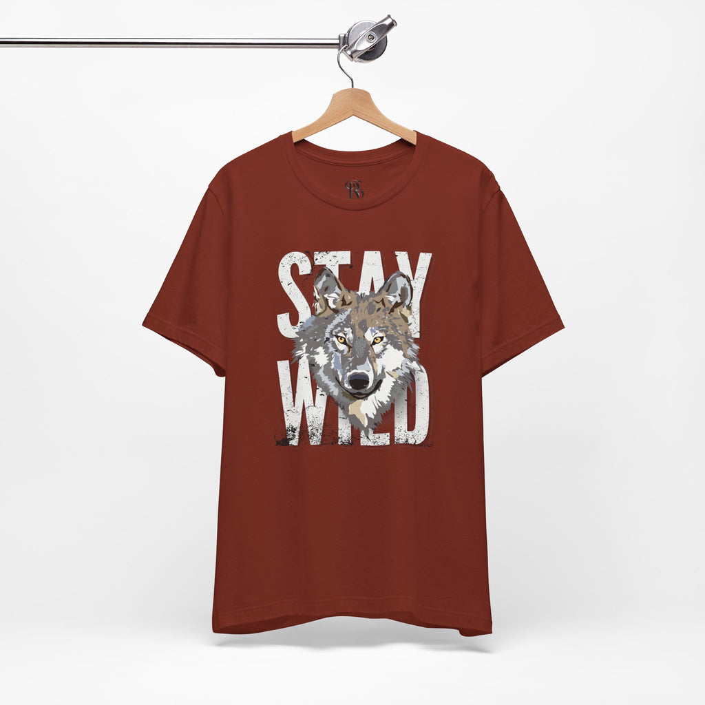 Stay Wild  Unisex Jersey Short Sleeve Tee