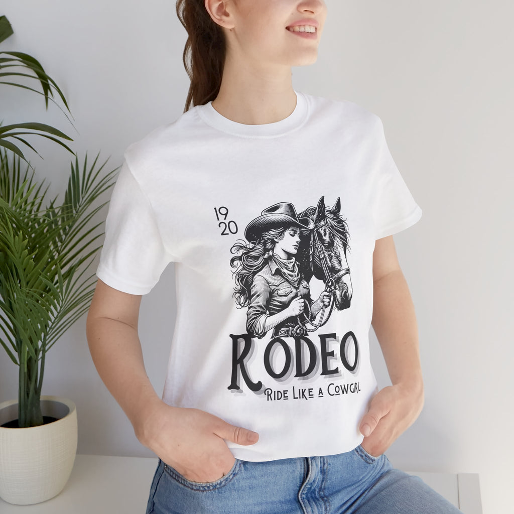 "Ride Like a Cowgirl" Vintage Unisex Tee