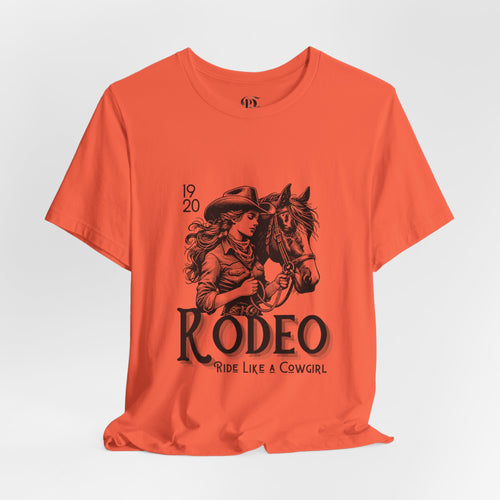 "Ride Like a Cowgirl" Vintage Unisex Tee
