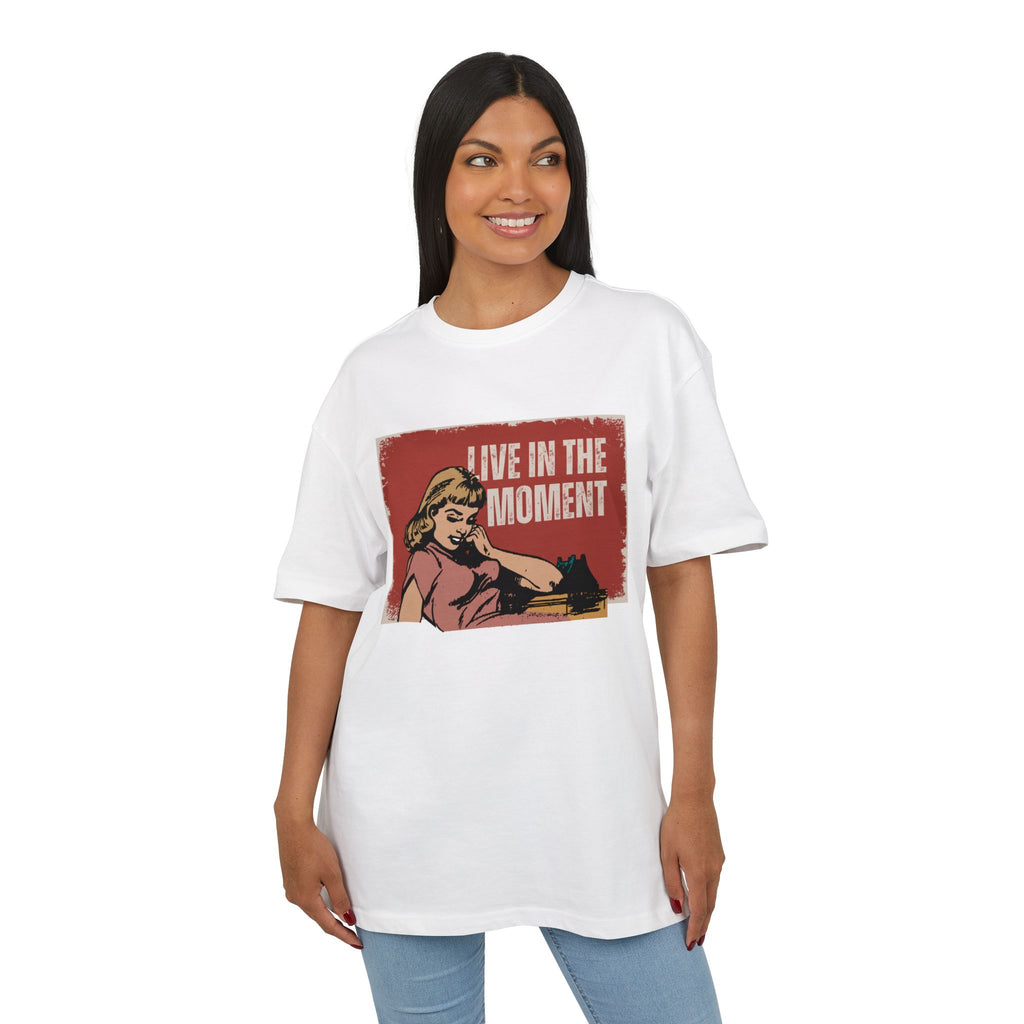 Live The Moment Heavy Oversize Tee Women