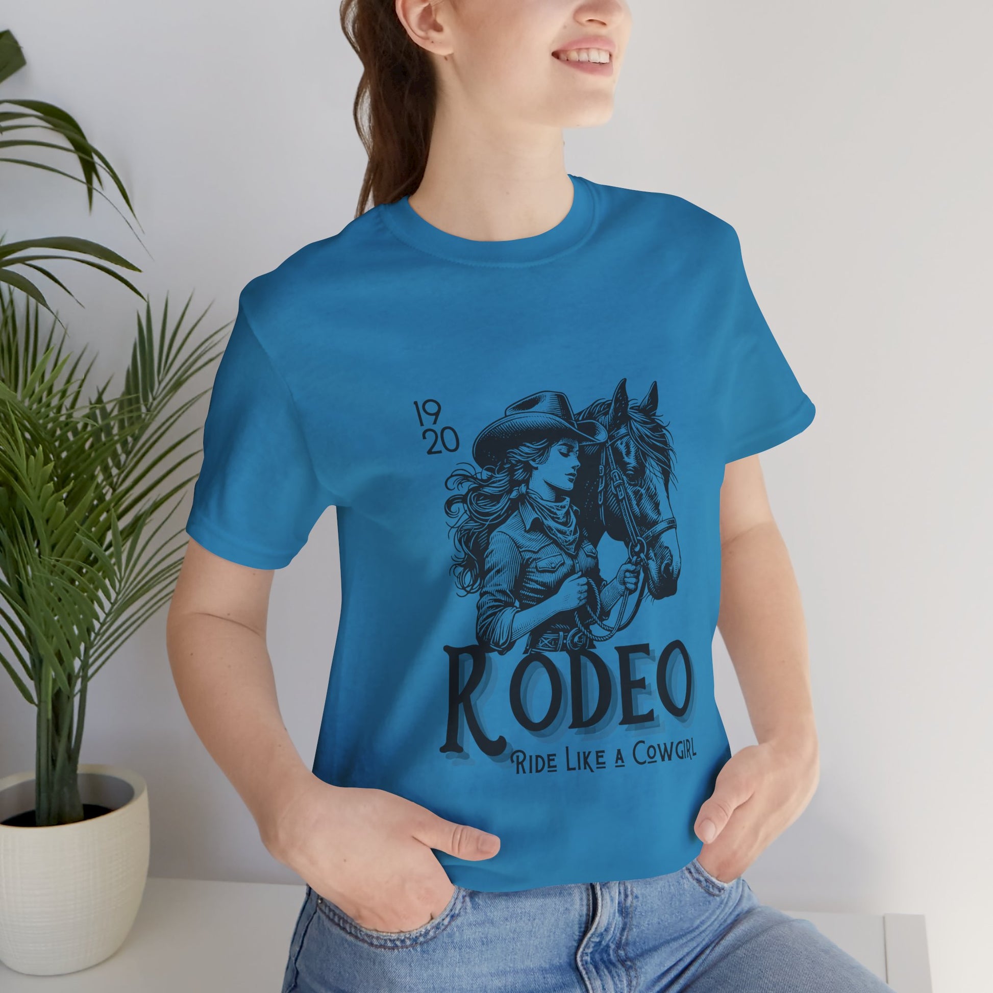 "Ride Like a Cowgirl" Vintage Unisex Tee