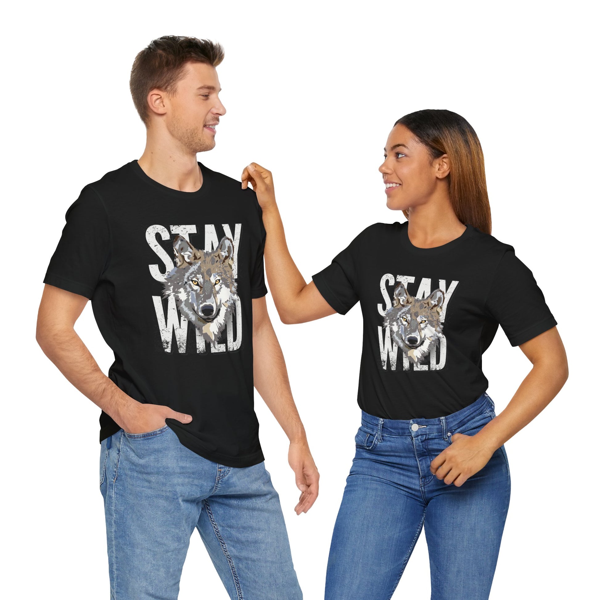 Stay Wild  Unisex Jersey Short Sleeve Tee