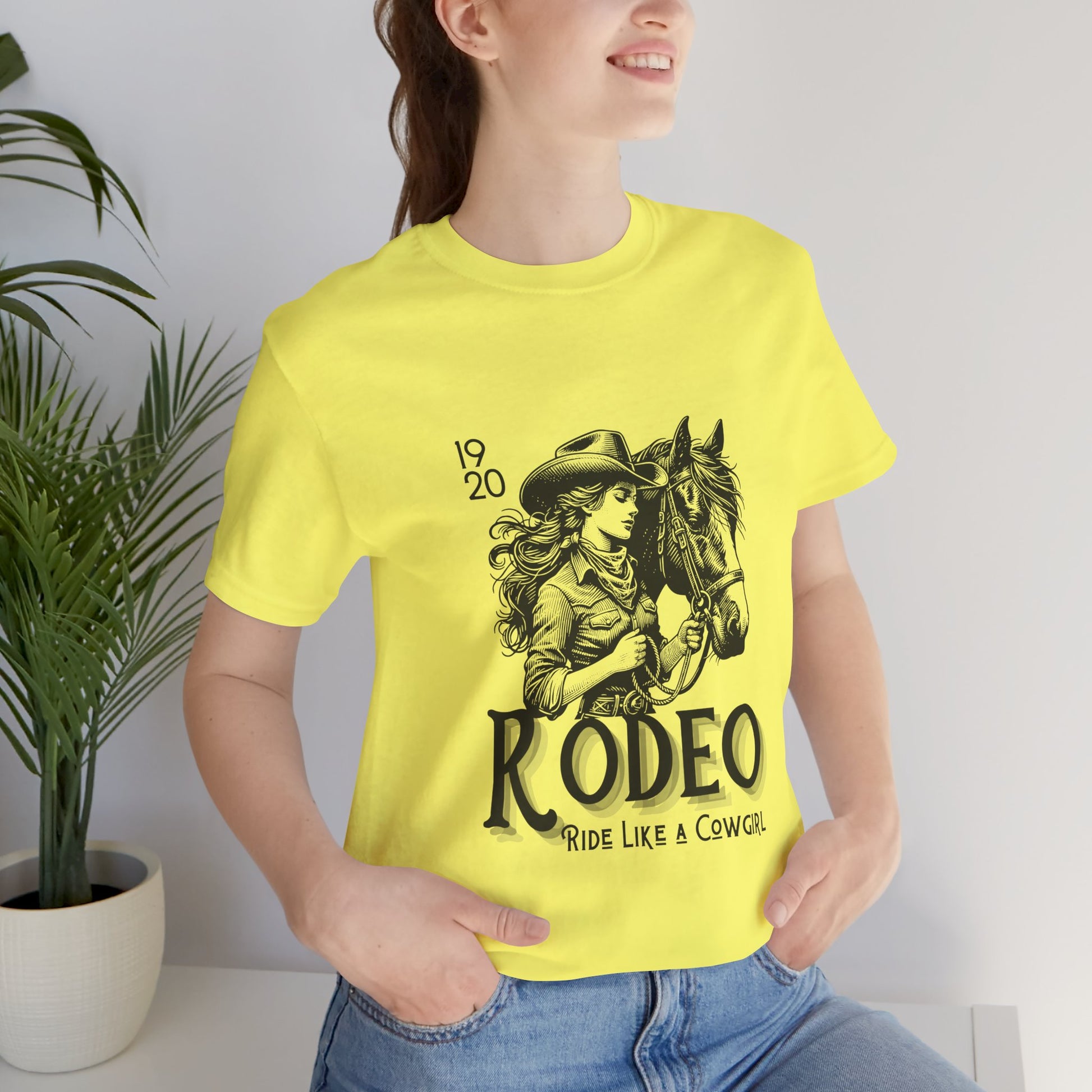 "Ride Like a Cowgirl" Vintage Unisex Tee
